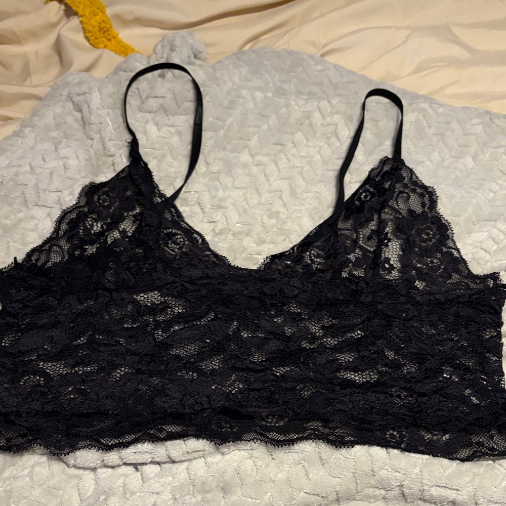 Elegant Black Lace Bralette